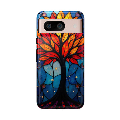 Stained Glass Tree: A Burst of Vibrant Elegance