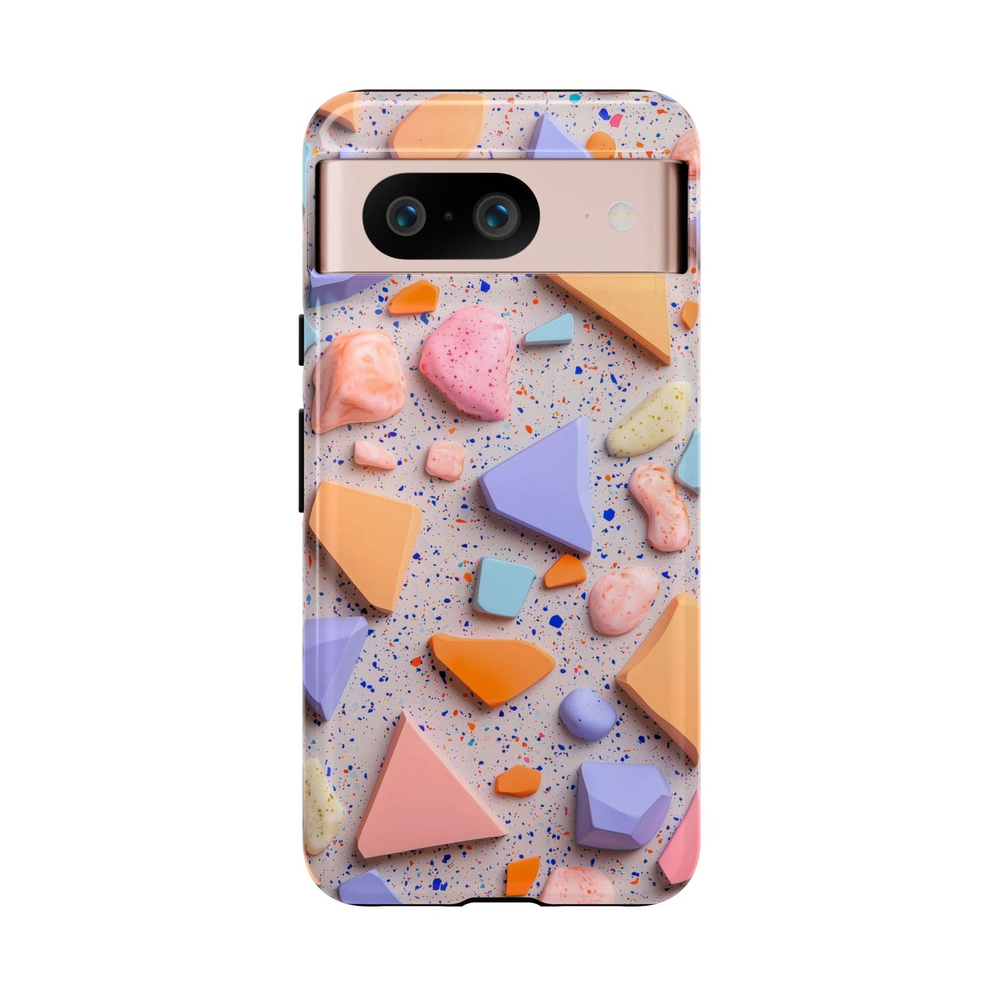 Playful Pastel Terrazzo Phone Case for iPhone, google Pixel & Samsung