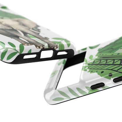 Tropical Elephant Mobile Cover – Nature-Inspired Boho Art