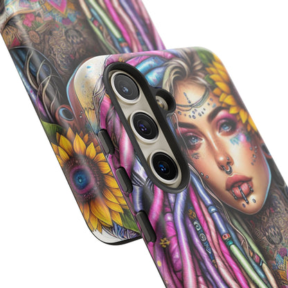 Boho Mandala Goddess – Ethereal Tattoo Art Mobile Cover