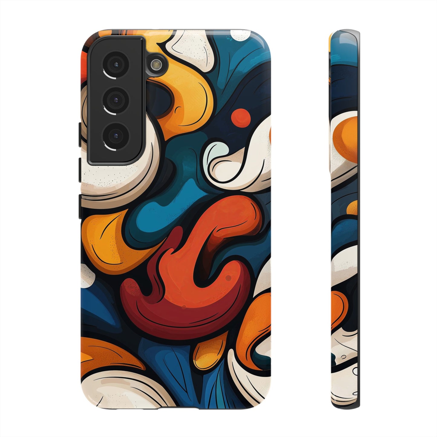 Molten Motion – Bold Abstract Swirl Phone Case for iPhone, Google Pixel, Samsung