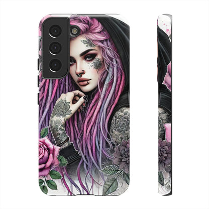 Gothic Rose Tattoo Art Mobile Case