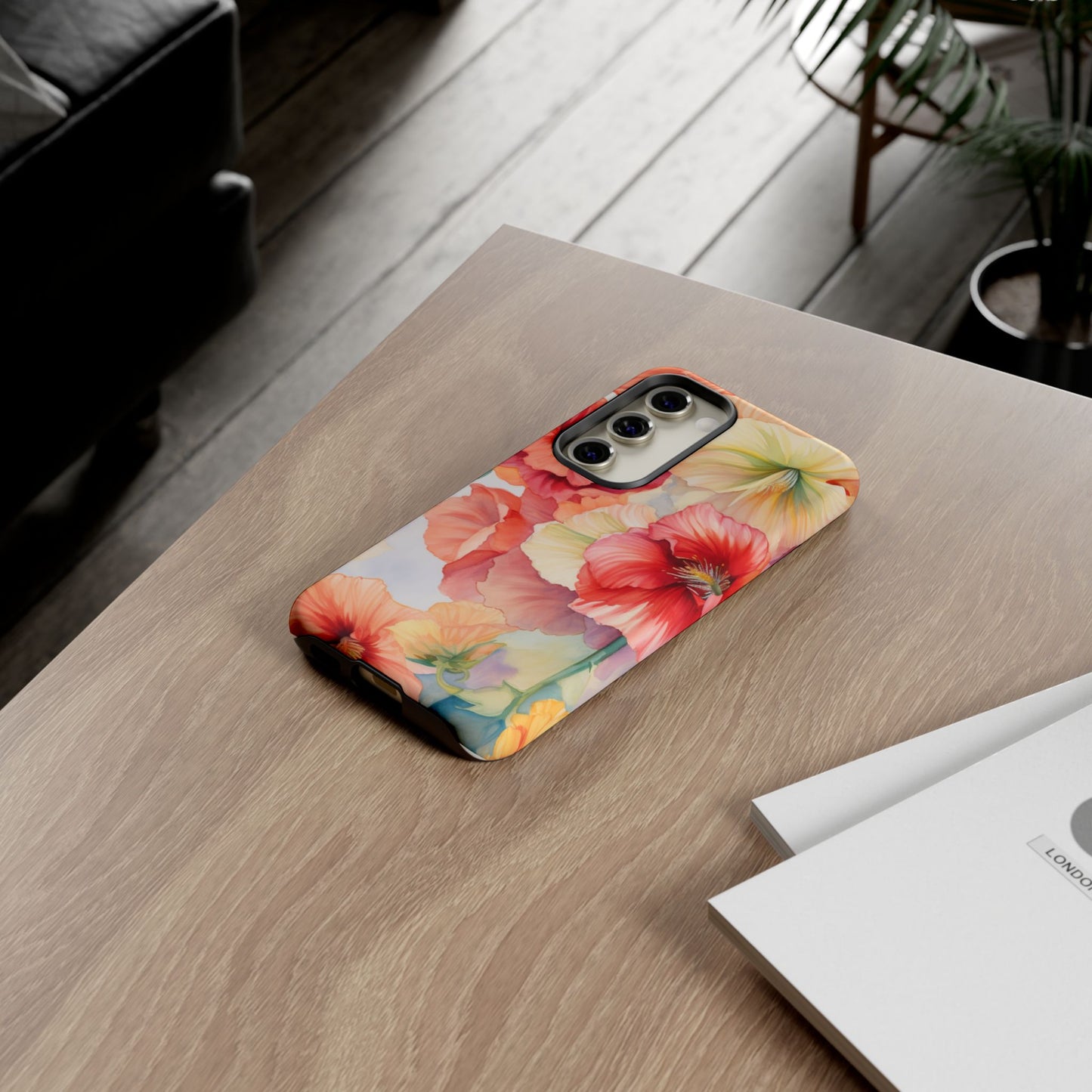 Floral Harmony Watercolor Mobile Case