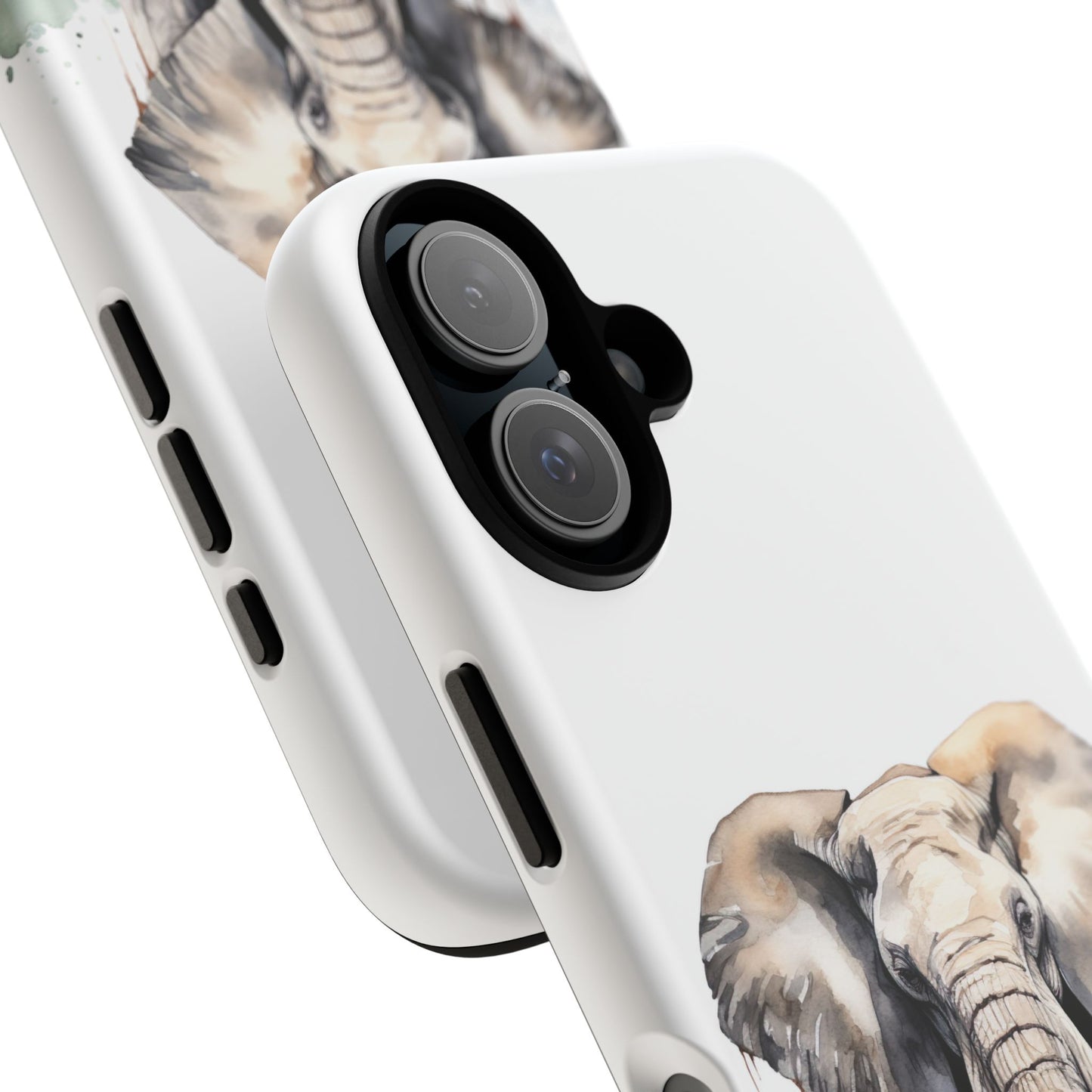 Safari Watercolor Elephant Mobile Cover – Artistic Wildlife Design