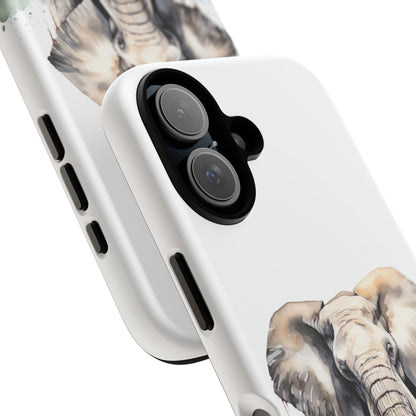 Safari Watercolor Elephant Mobile Cover – Artistic Wildlife Design