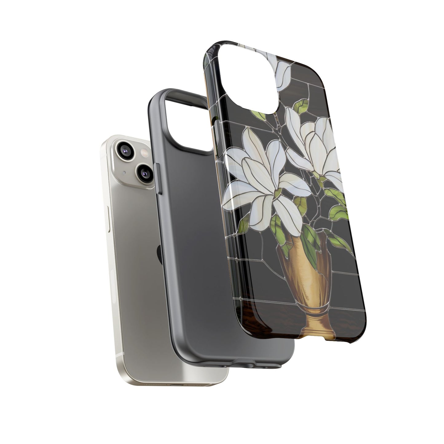 Stained Glass Floral Phone Case