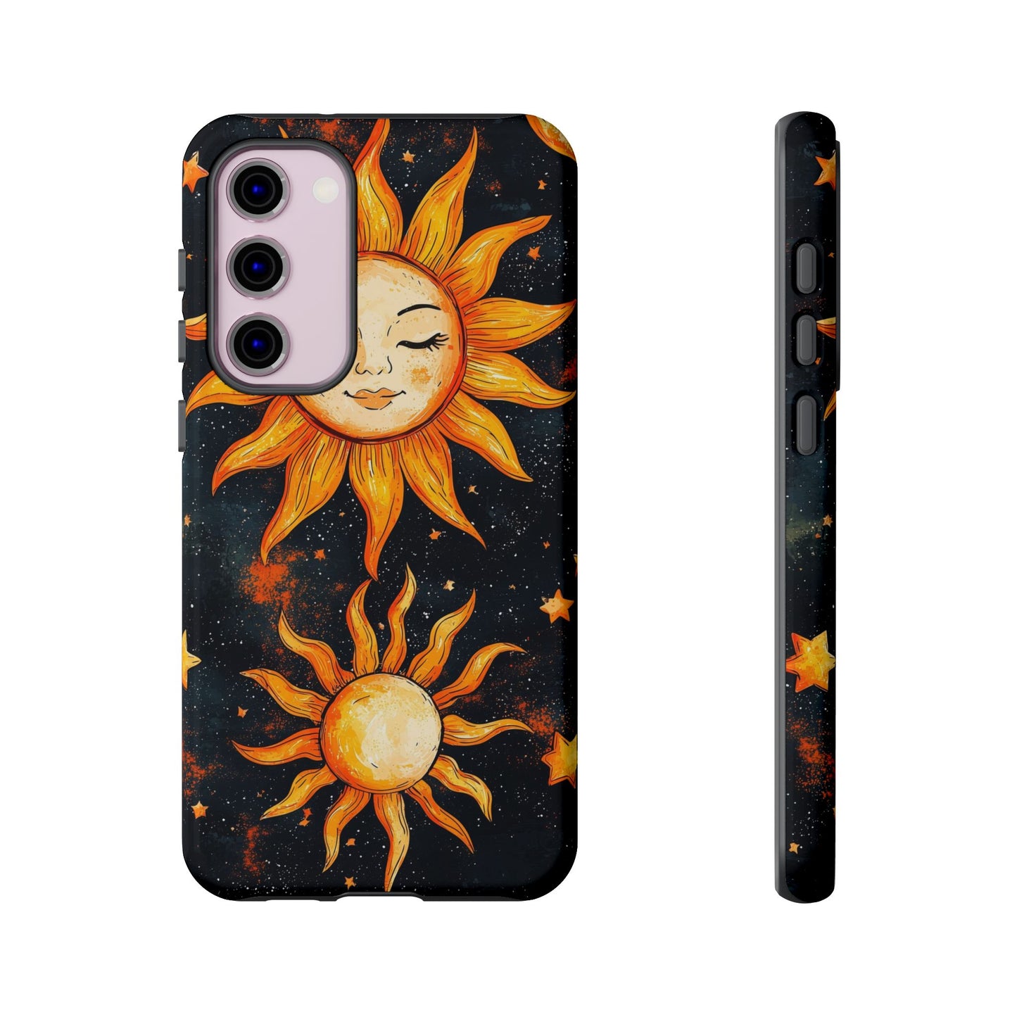 Celestial Sun & Moon Boho Phone Case for iPhone, Pixel & Samsung