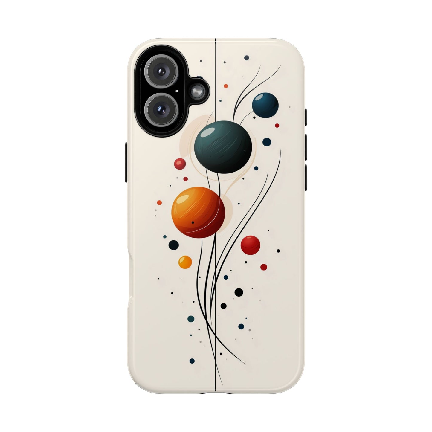 Modern Orbit Abstract Phone Case – Minimal Planet-Inspired Design for iPhone, Samsung & Pixel