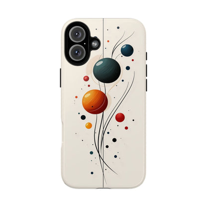 Modern Orbit Abstract Phone Case – Minimal Planet-Inspired Design for iPhone, Samsung & Pixel