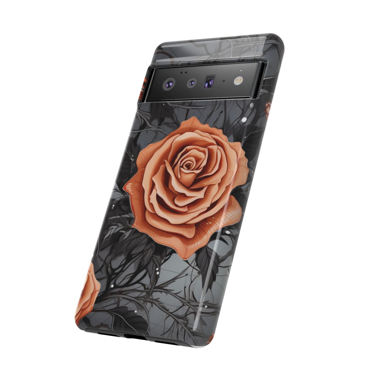 Mystic Noir Rose Mobile Case