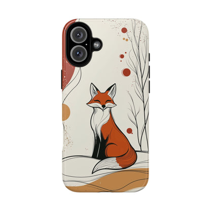 Smiling Fox: Playful Forest Charm Phone Case for iPhone, Samsung & Pixel