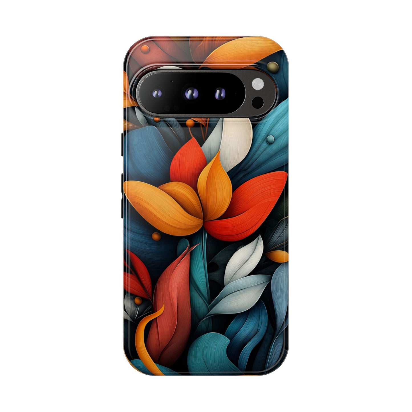Velvet Bloom – Elegant Floral Art Phone Case for iPhone, Pixel & Samsung