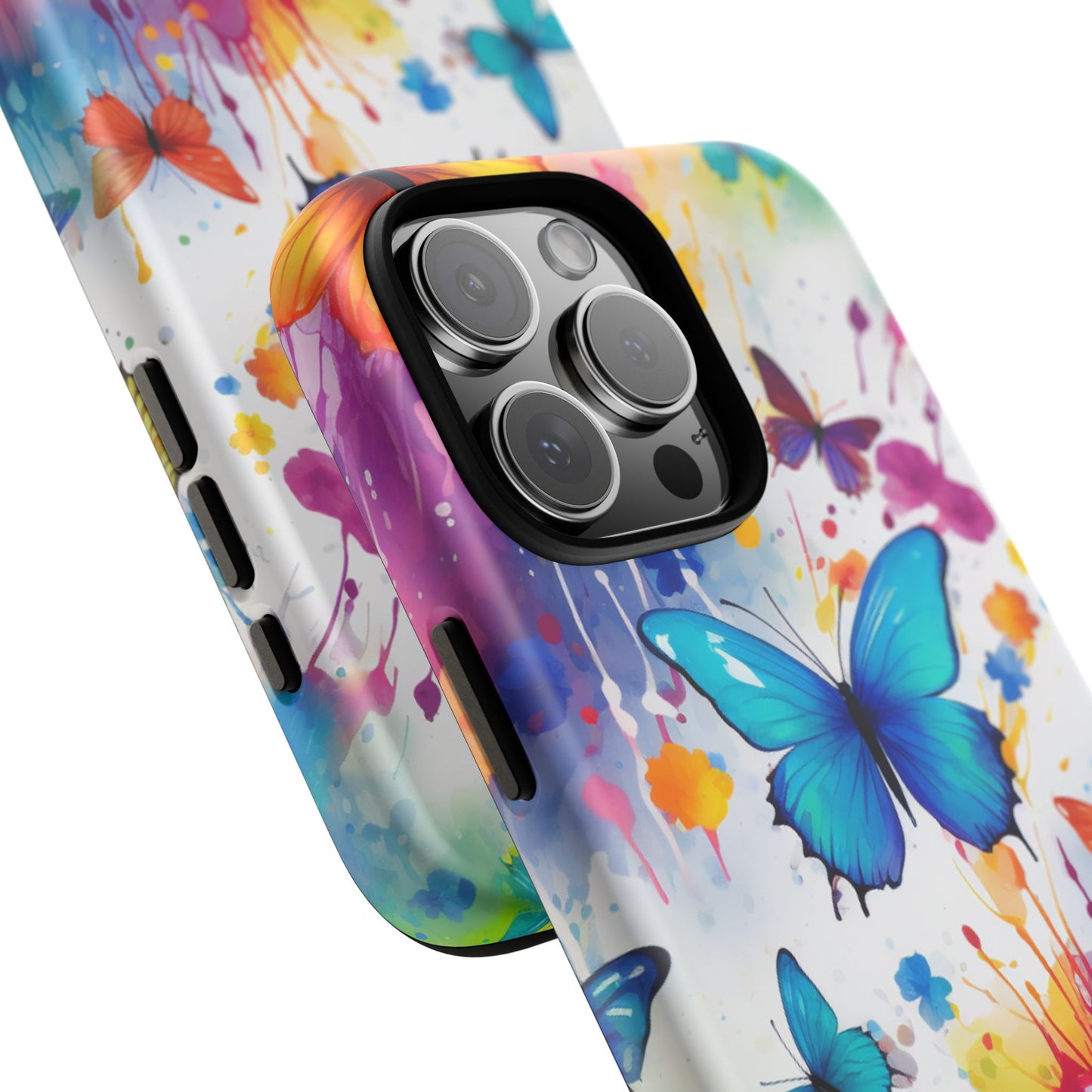Vibrant Watercolor Butterfly Mobile Case