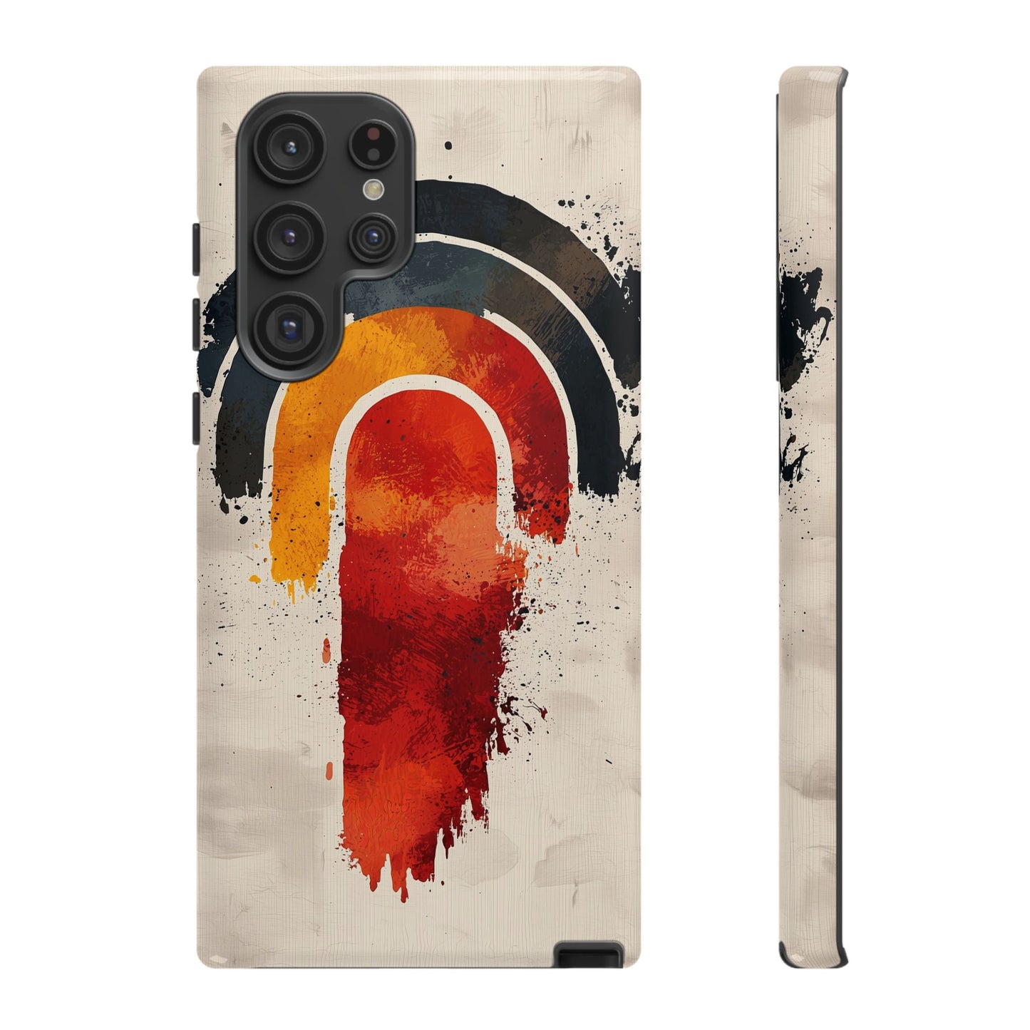 Boho Retro Splash Rainbow Phone Case for iPhone, Pixel & Samsung