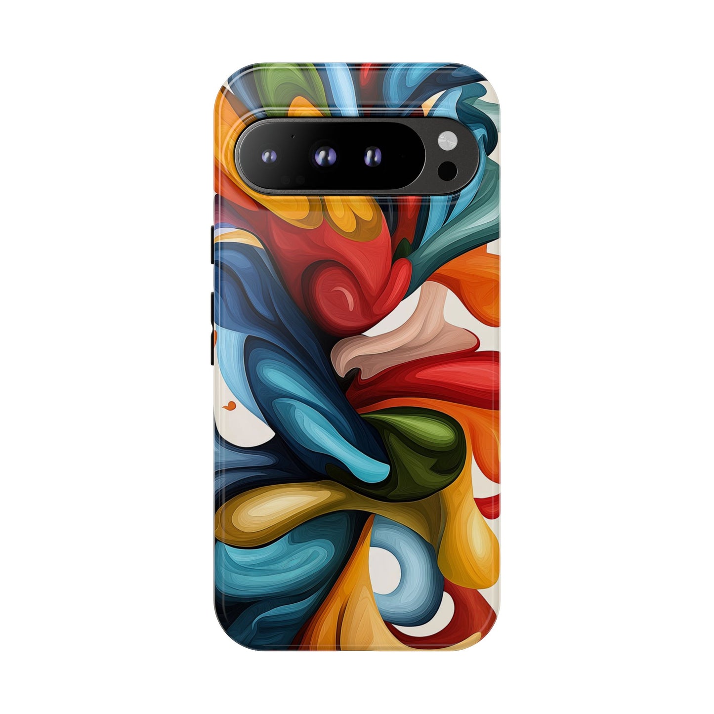 Chromatic Swirl – Abstract Expression Phone Case for iPhone, Samsung & Pixel