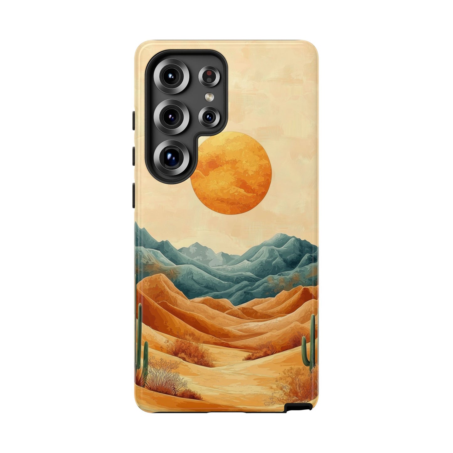 Golden Solstice Desert Boho Phone Case for iPhone, Pixel & Samsung