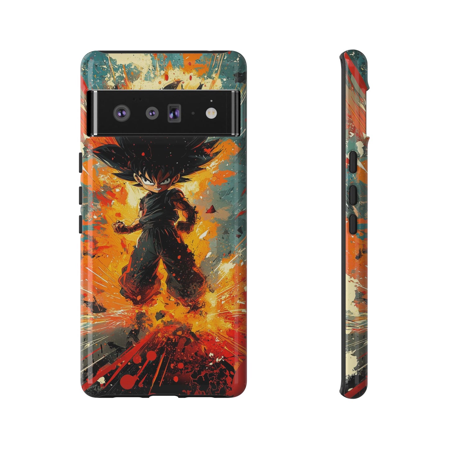 Mini Warrior Rage | Chibi Power Surge Phone Case for iPhone, Samsung & Pixel