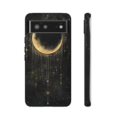 Celestial Glow Boho Moon Phone Case for iPhone, Pixel & Samsung
