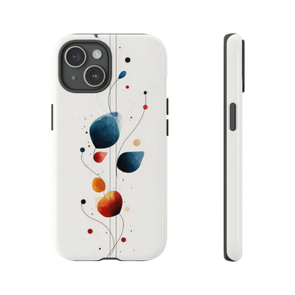 Celestial Dots Abstract Phone Case – Space-Inspired Art for iPhone, Samsung & Pixel