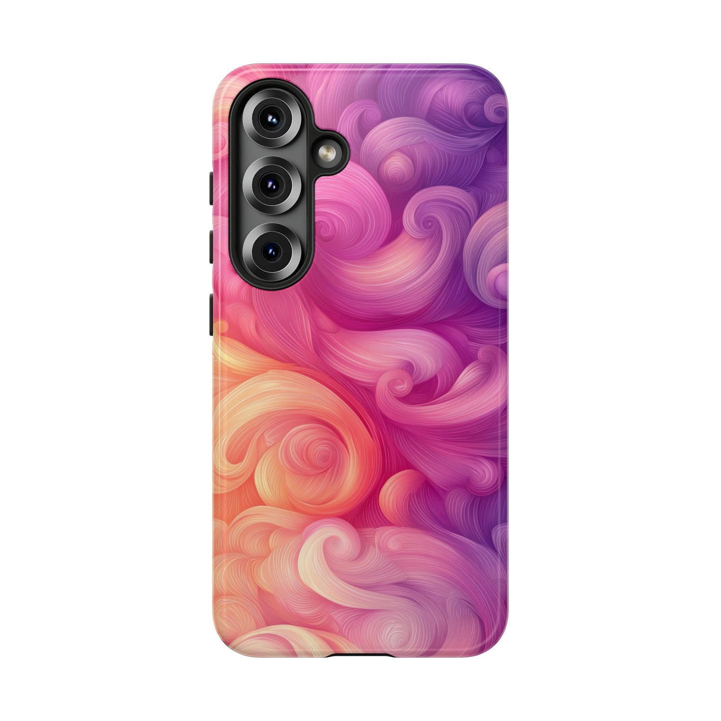 Cotton Candy Swirl Watercolor Phone Case for iPhone, google Pixel & Samsung