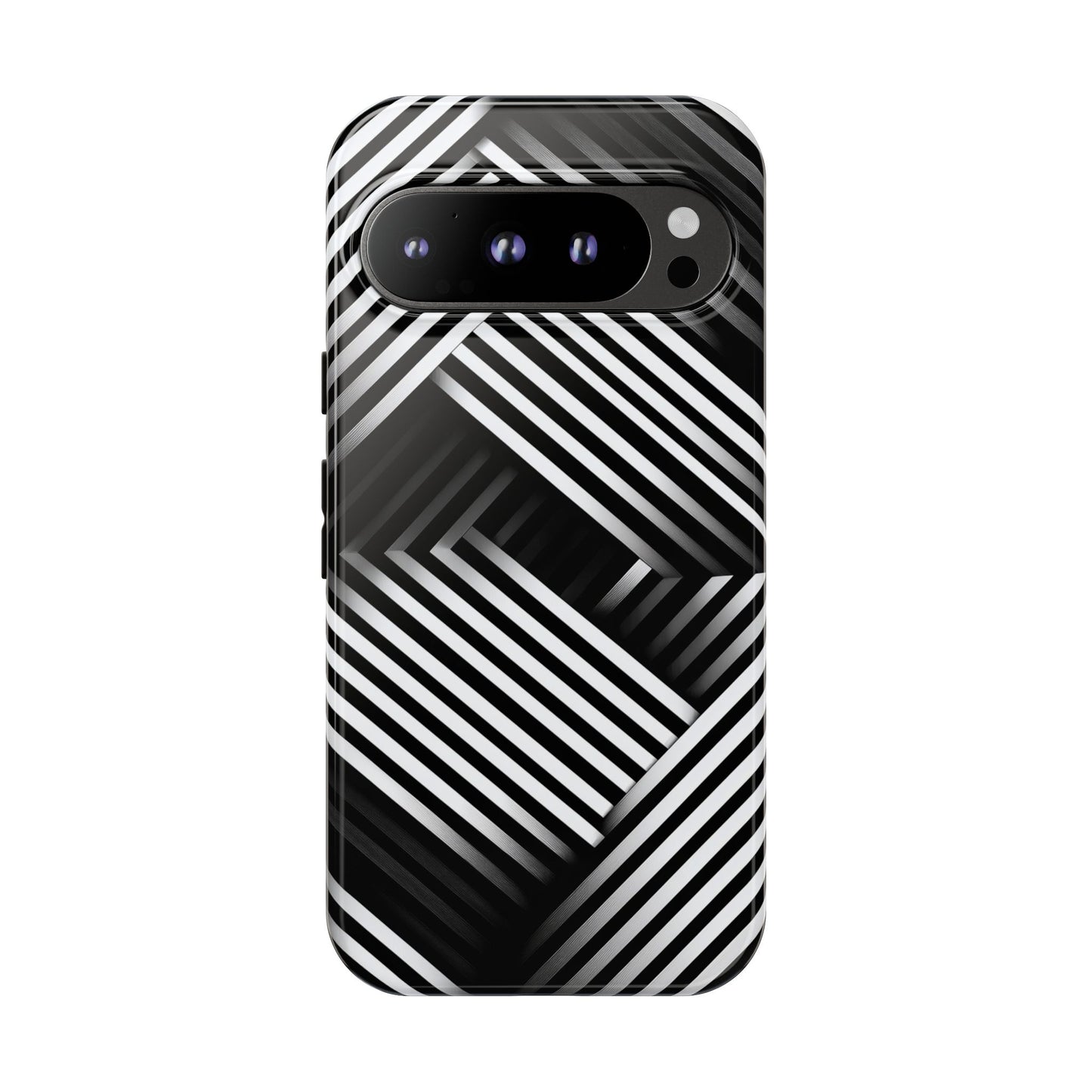 Monochrome Matrix Phone Case for iPhone, Pixel & Samsung