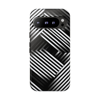 Monochrome Matrix Phone Case for iPhone, Pixel & Samsung