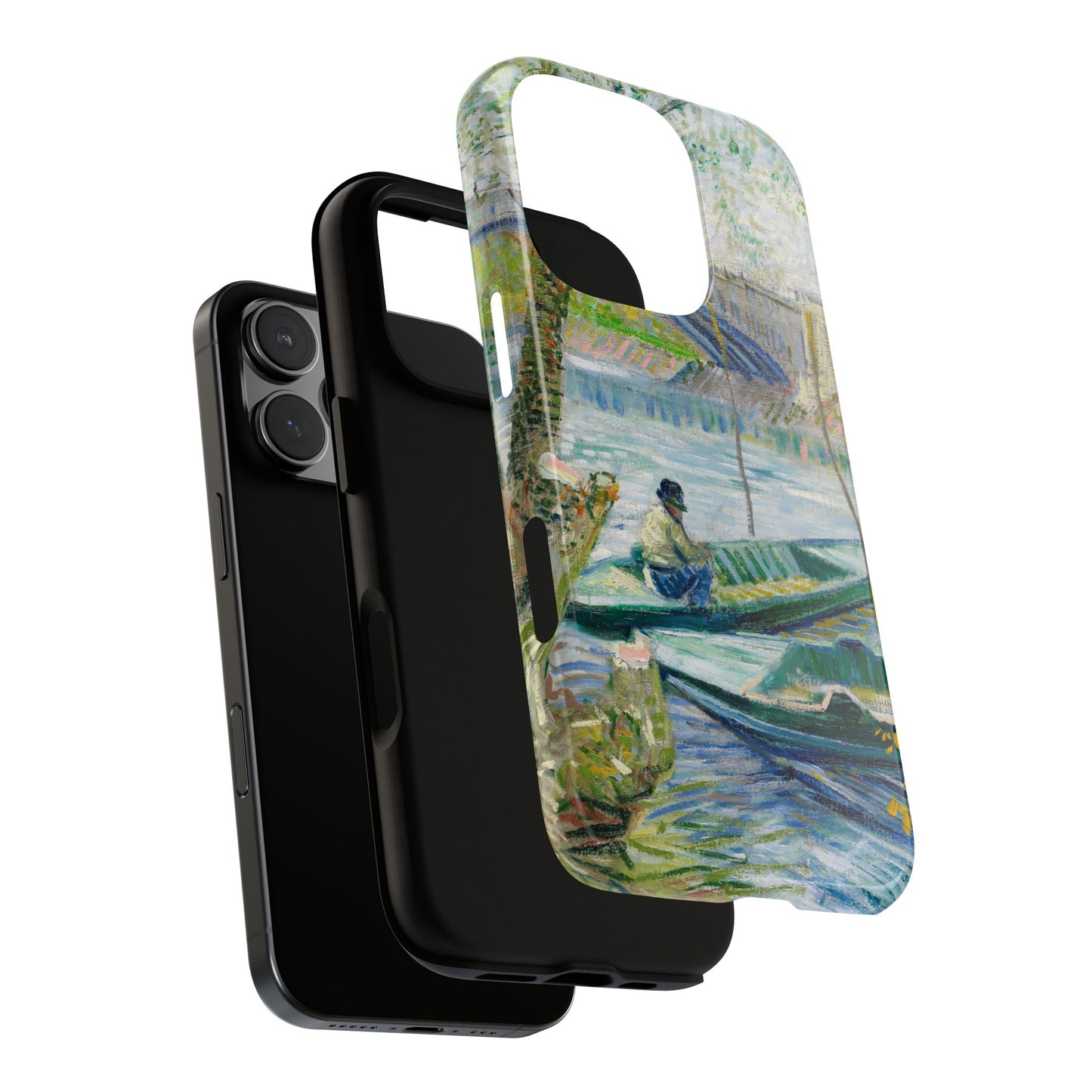 Vincent Van Gogh Fisherman Painting Phone Case - Art Case for iPhone, Samsung & Google Pixel