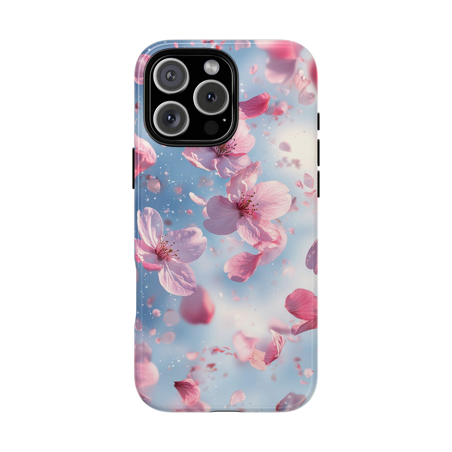 Cherry Blossom Drift Watercolor Phone Case for iPhone, google Pixel & Samsung