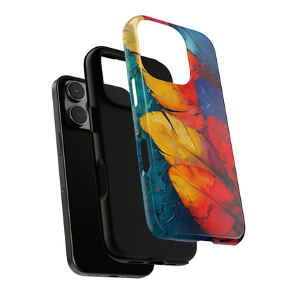 Tropical Macaw Feather Phone Case for iPhone, Samsung & Google Pixel
