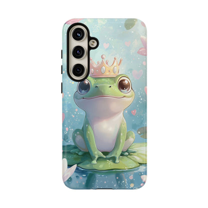 Royal Frog Phone Case – Cute Anime Aesthetic for iPhone, Google Pixel & Samsung