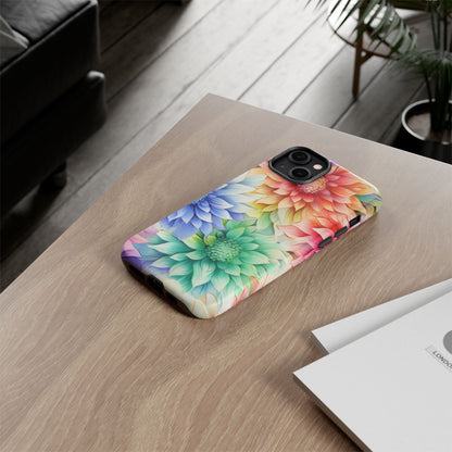Rainbow Bloom Mandala Floral Mobile Case