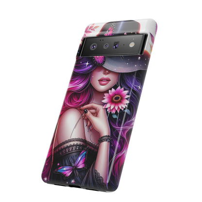 Celestial Charm – Cosmic Cowgirl & Butterfly Magic Mobile Cover