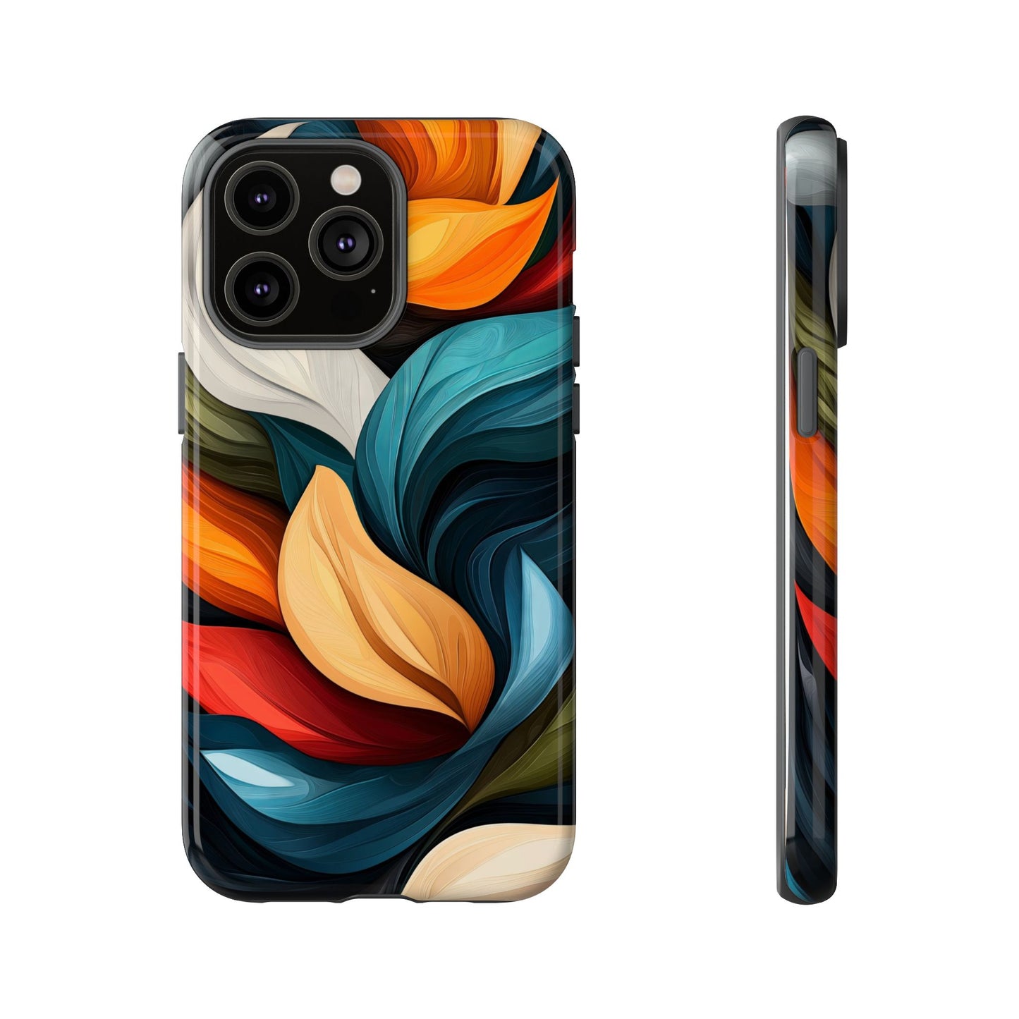 Floral Flow Abstract Phone Case – Nature-Inspired Design for iPhone, Google Pixel & Samsung