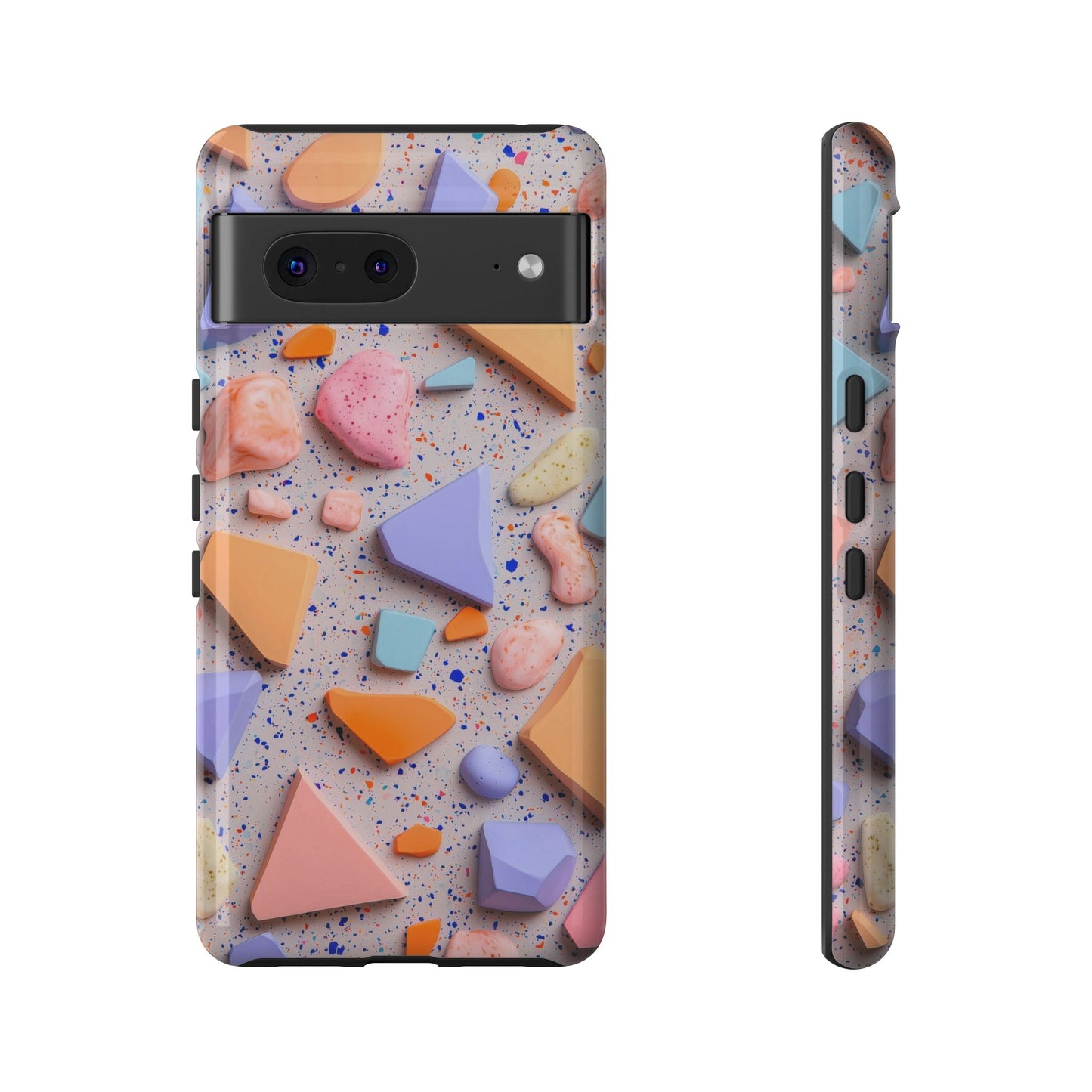 Playful Pastel Terrazzo Phone Case for iPhone, google Pixel & Samsung