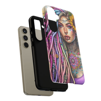 Boho Mandala Goddess – Ethereal Tattoo Art Mobile Cover