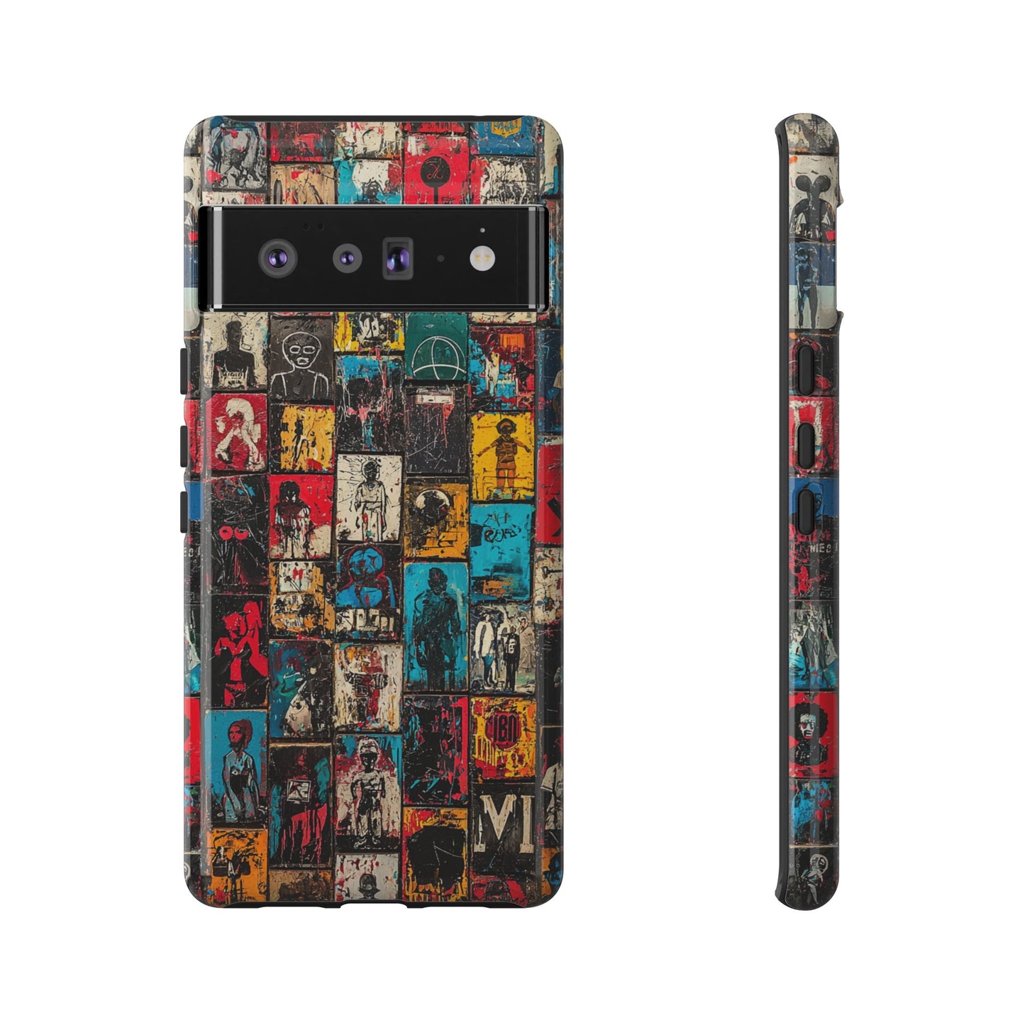 Abstract Art Phone Case – Basquiat-Inspired Phone Cover - iPhone, Samsung & Google Pixel Cover - Artistic Painting Case,  Art Lover Gift