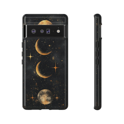 Lunar Phases Boho Moon Phone Case for iPhone, Pixel & Samsung