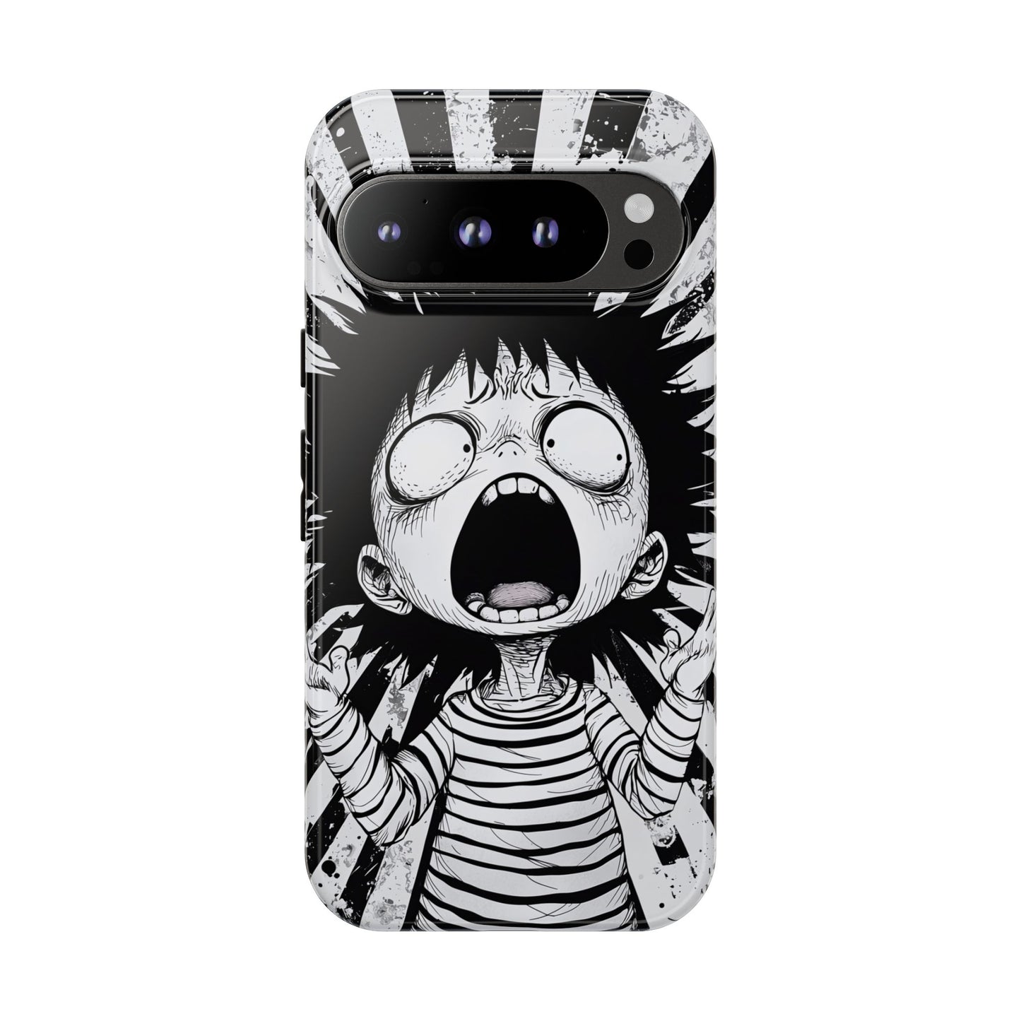 Maximum Panic Mode | Scream Kid Art  Phone Case for iPhone, Samsung & Pixel