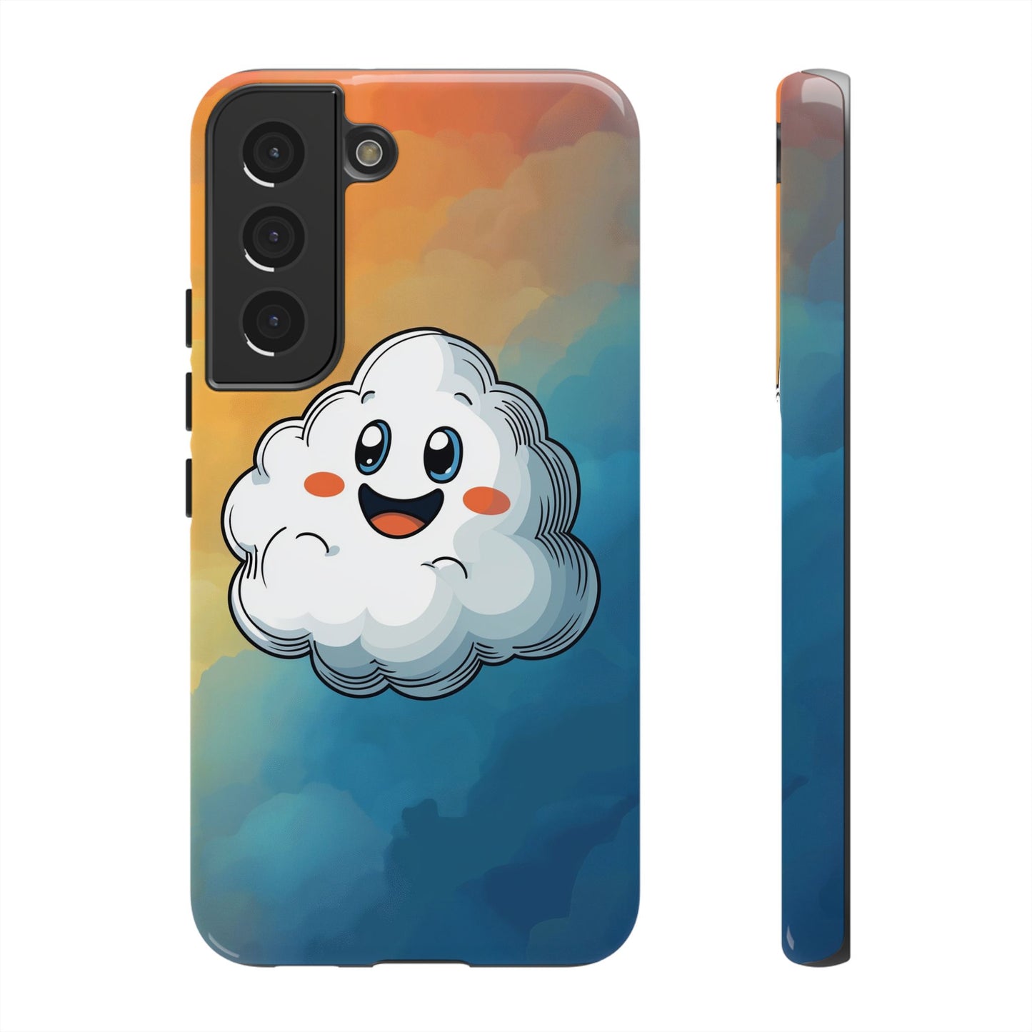 Happy Cloud Anime Phone Case for iPhone, Samsung, Google Pixel