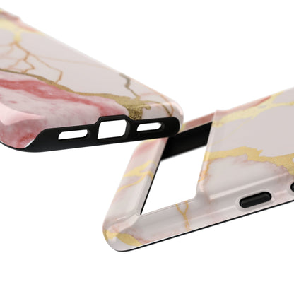 Beautiful Pink Minimal Marble Case Design
