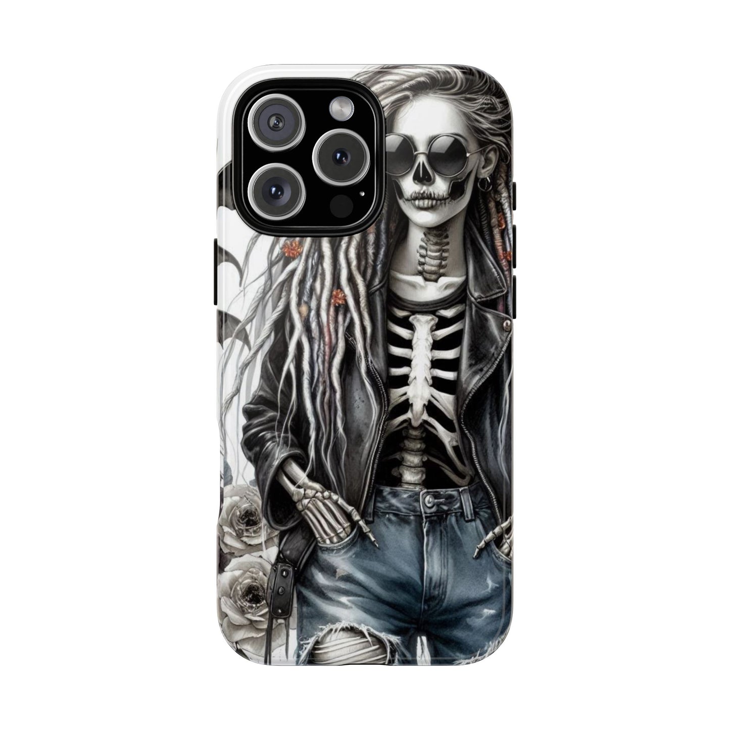 Skull Queen – Gothic Skeleton & Dark Grunge Mobile Cover