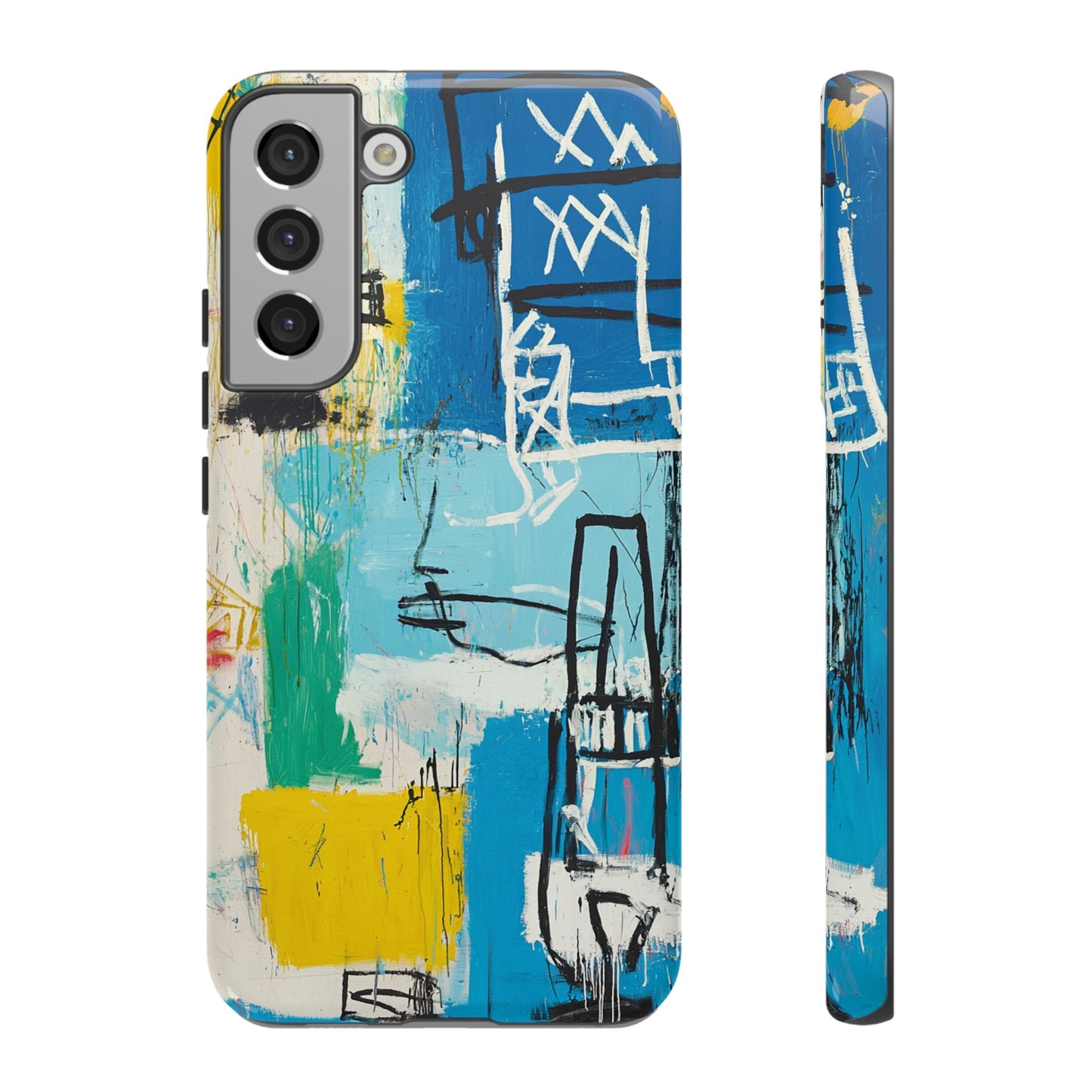 Artistic Phone Case – Jean-Michel Basquiat Graffiti Art - iPhone, Samsung & Google Pixel Cover - Artistic Painting Case,  Art Lover Gift