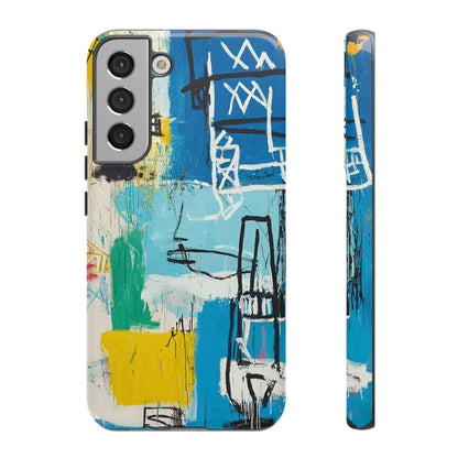 Artistic Phone Case – Jean-Michel Basquiat Graffiti Art - iPhone, Samsung & Google Pixel Cover - Artistic Painting Case,  Art Lover Gift