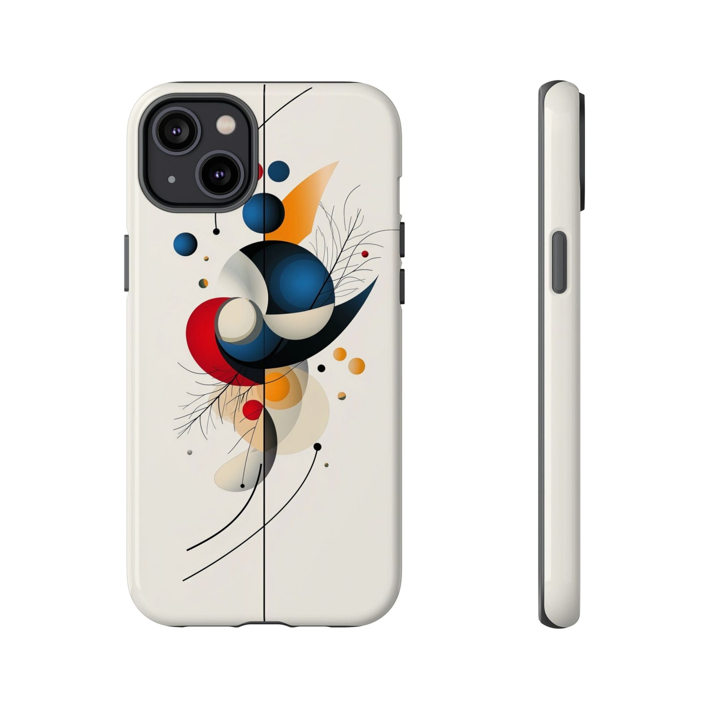 Celestial Balance – Abstract Geometric Phone Case for iPhone, Samsung & Pixel