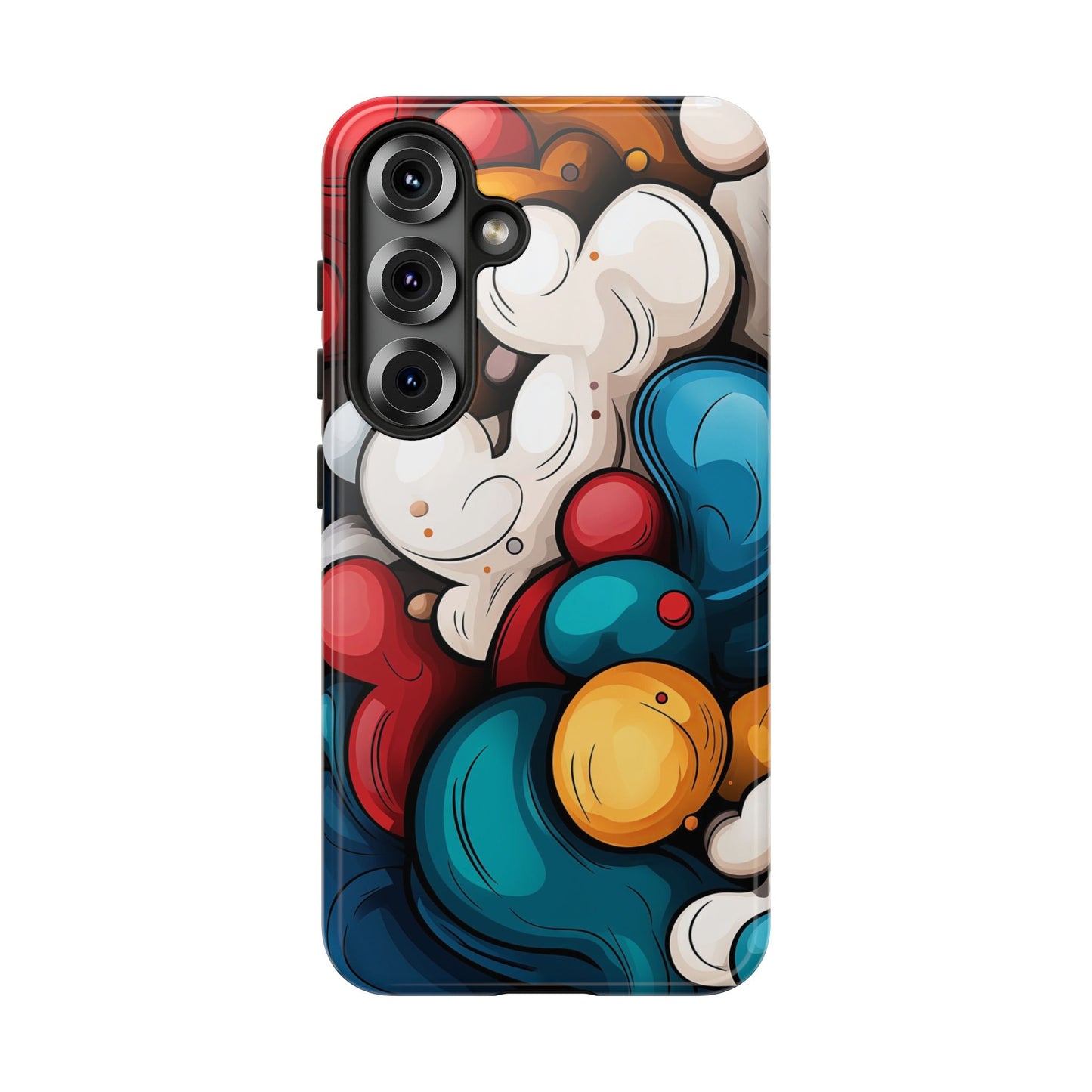 Color Burst – Bold Abstract Bubble Phone Case for iPhone, Samsung & Pixel