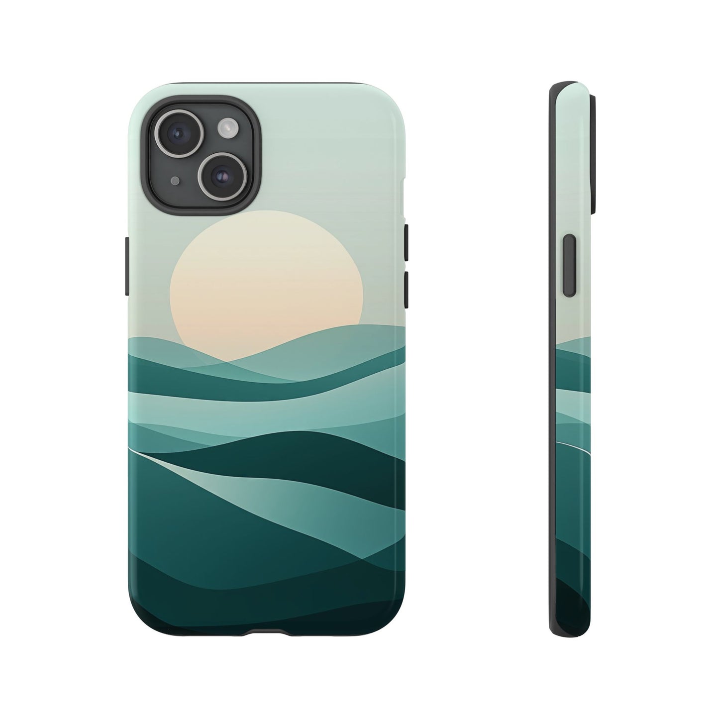 Tranquil Dunes – Abstract Sunset Phone Case for iPhone, Samsung & Pixel