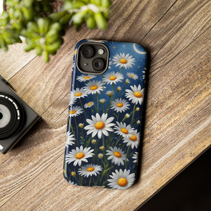 Witchy Daisy Flowers Phone Case Vintage Botanical Cover