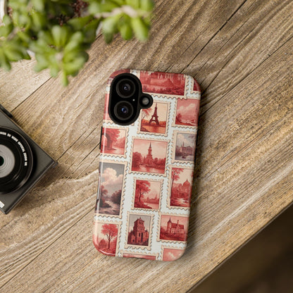 Vintage Postcard Stamps Phone Case