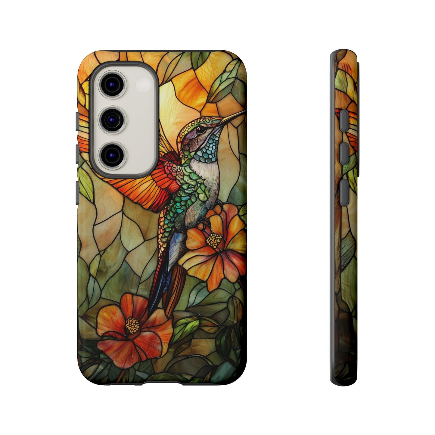 Whispers in Flight – Mosaic Hummingbird Phone Case for iPhone, Samsung & Pixel