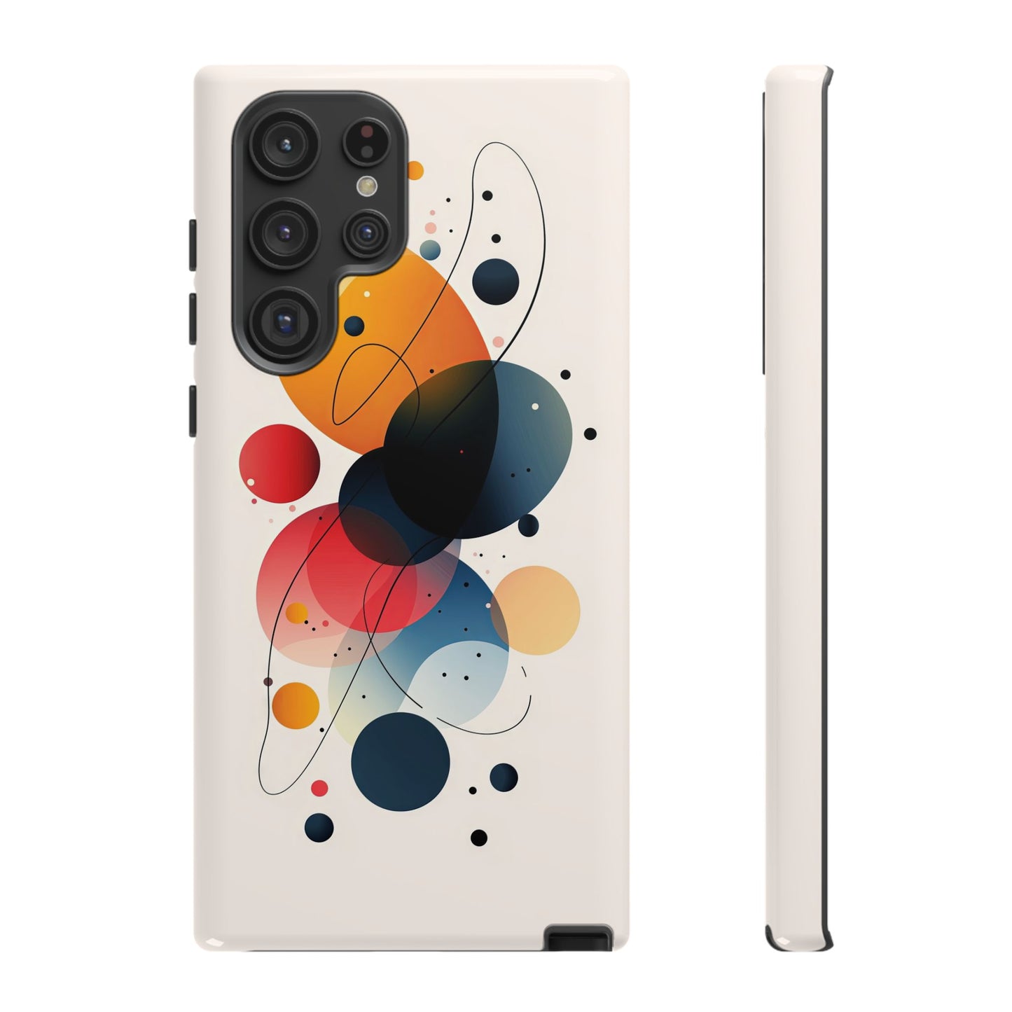 Galactic Echo – Abstract Minimalist Phone Case for iPhone, Samsung & Pixel